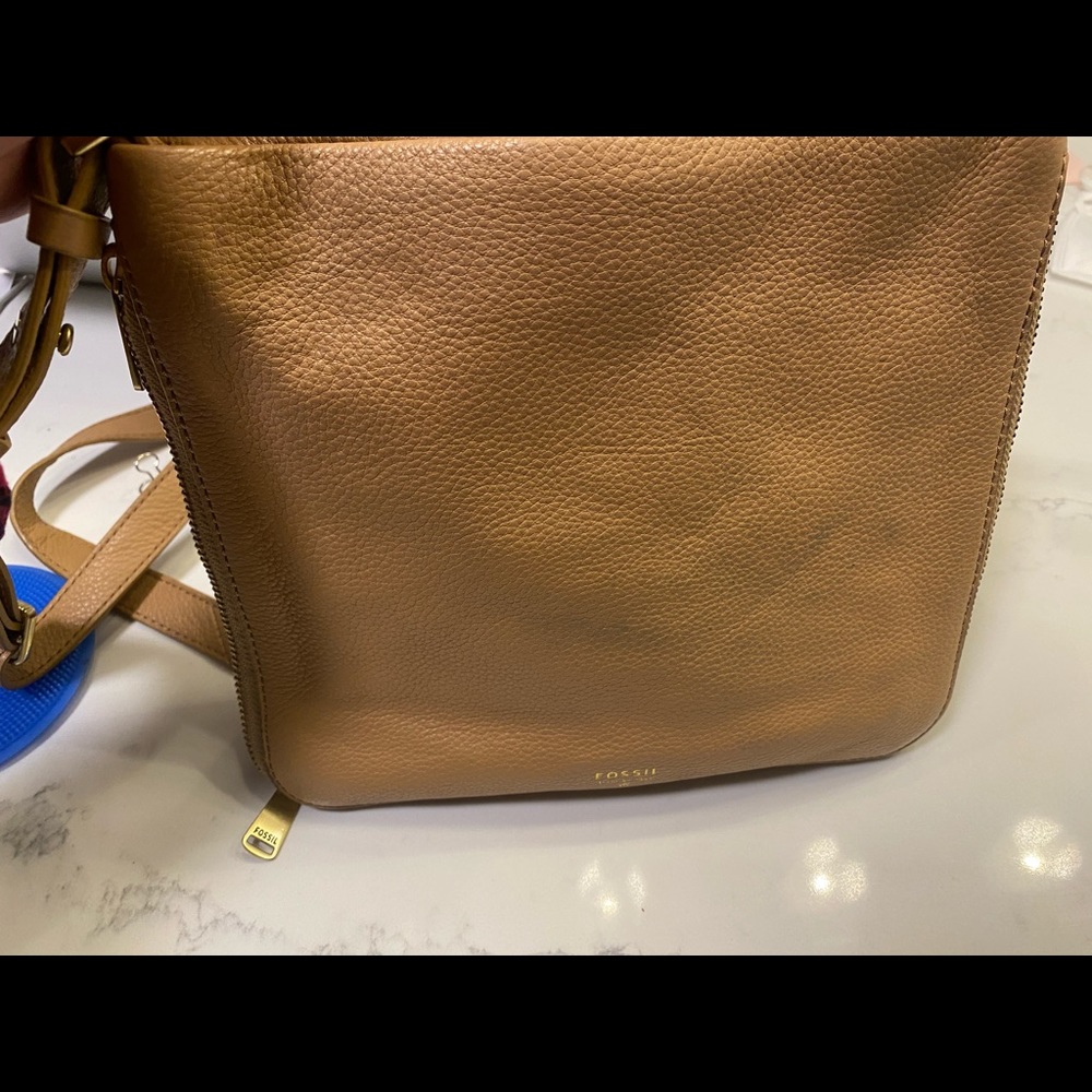 Fossil genuine leather cross body